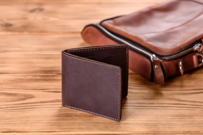 High-quality leather wallet as Gift for Man's 60th Birthday