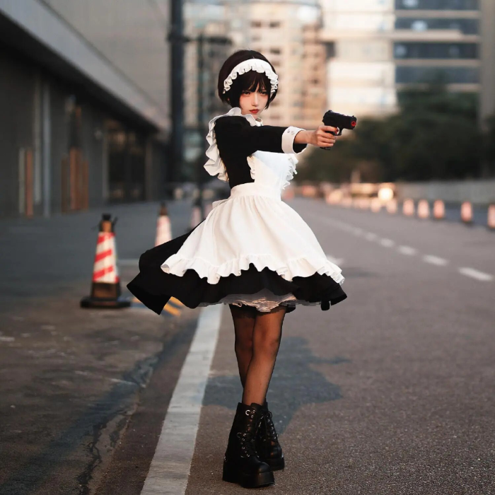 French maid Halloween custome