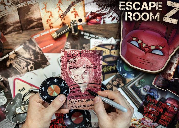 Zombie Apocalypse Escape Room as halloween party ideas adults