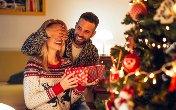 christmas card messages for partner