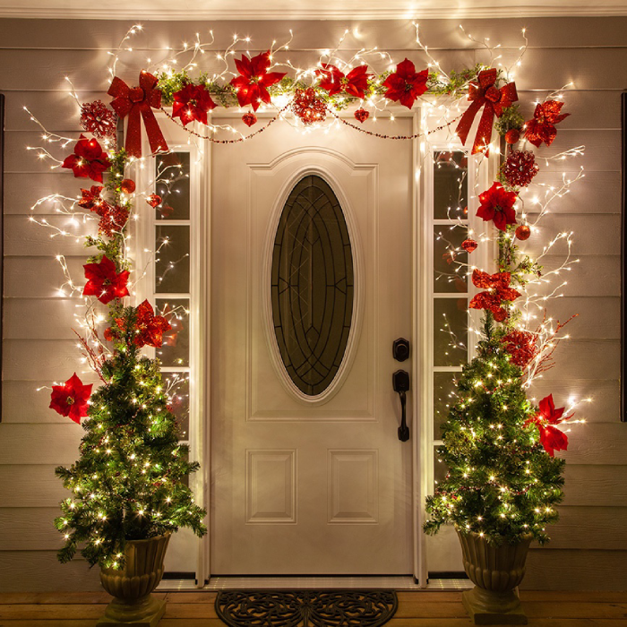 Why do you have to know how to decorate a door for Christmas?