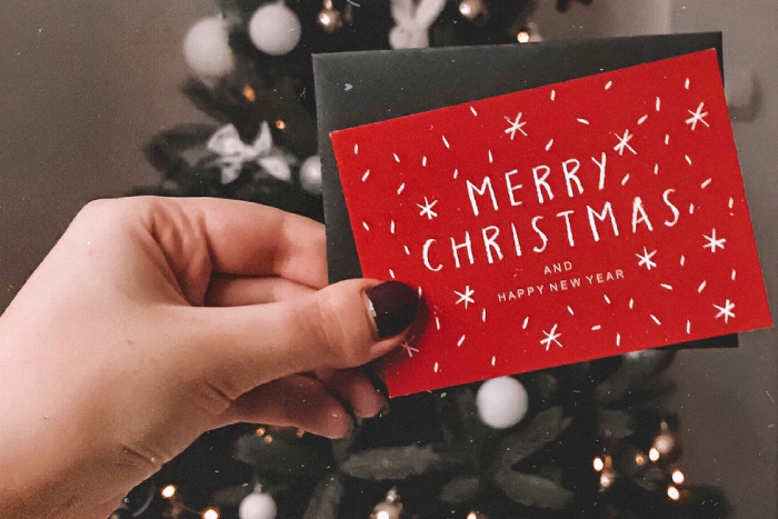 christmas card messages short