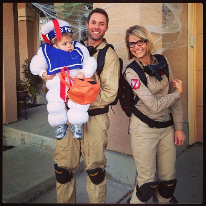 family of 3 halloween costumes