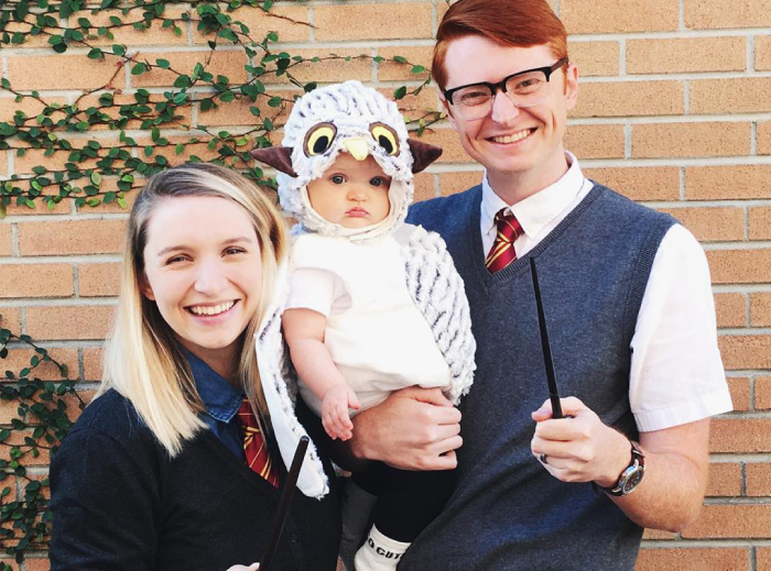 family of 3 halloween costumes