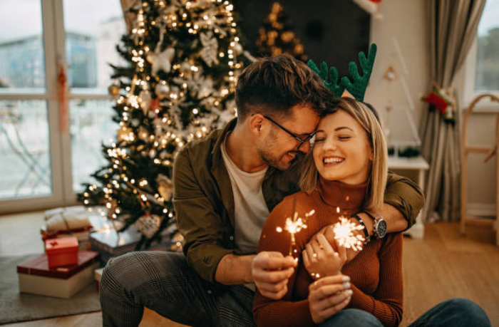 christmas card messages for partner