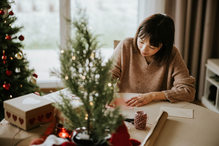 christmas card message husband