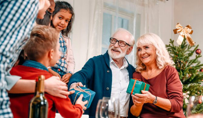 The meaning of gift-giving from descendants to your Grandparents on Christmas