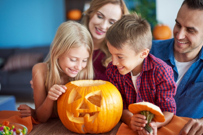 Gathering the family for Halloween