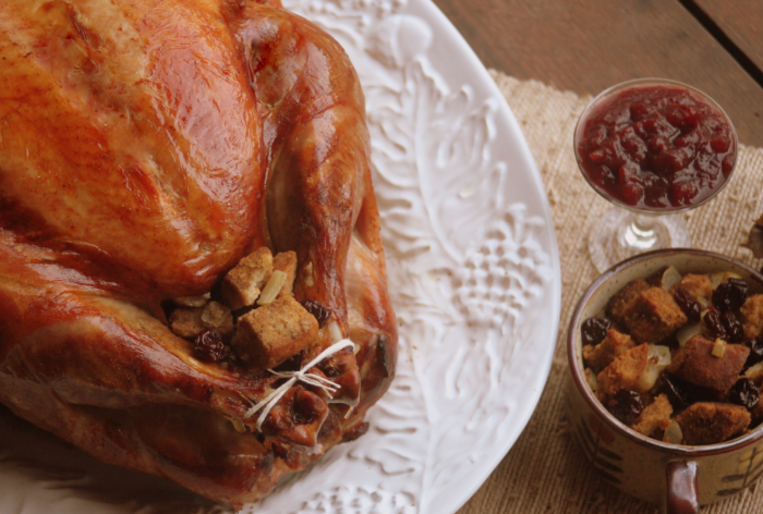 Roast Turkey with Savory Herb Stuffing