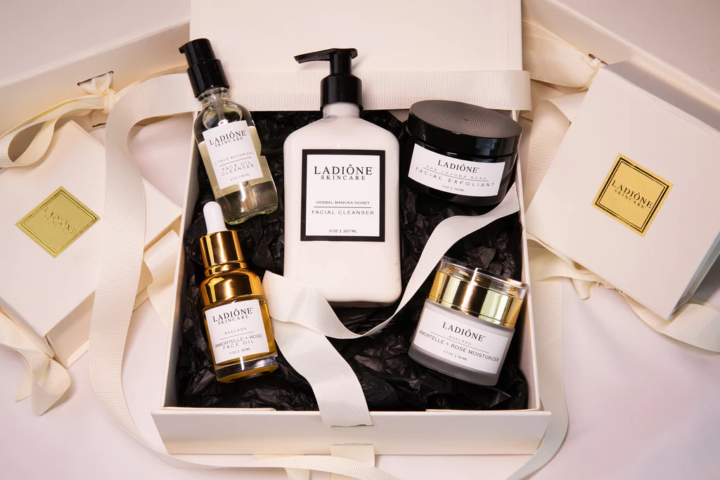 Indulge her with a pampering experience using a luxury skincare set