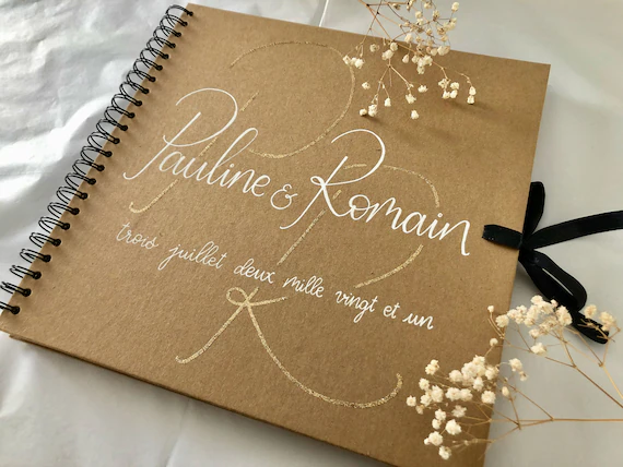 Traditional and Classic Wedding Guest Book Ideas 