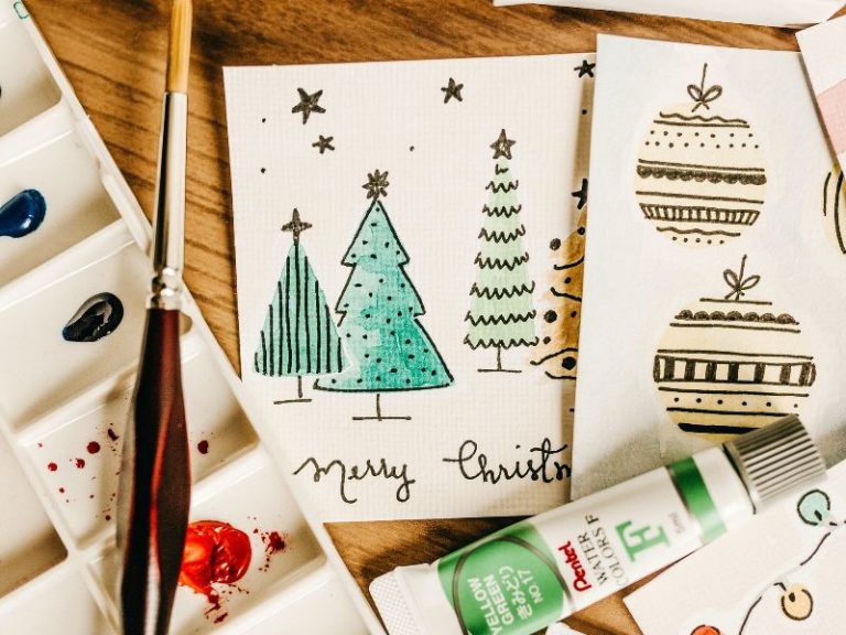 Handmade Holiday Hues: Crafting Personalised Christmas Cards for Your Grandson 