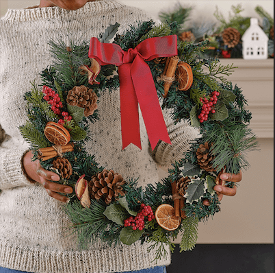 Adorn doors, walls, or even chair backs with beautifully crafted wreaths