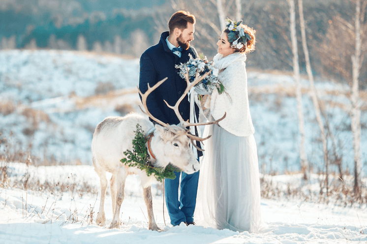 Transform your venue into a snow-kissed paradise with a winter wonderland theme