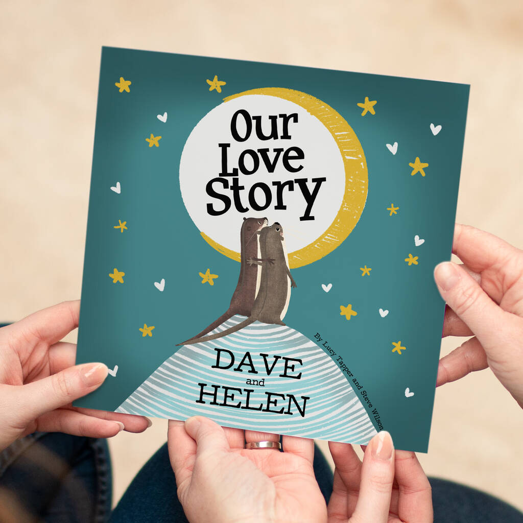 Craft a personalised love story book starring both of you as the main characters