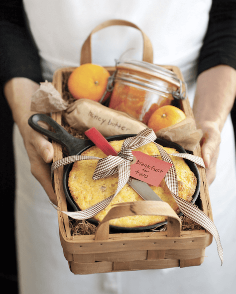 Curate a basket with his favourite gourmet treats such as personalised snacks